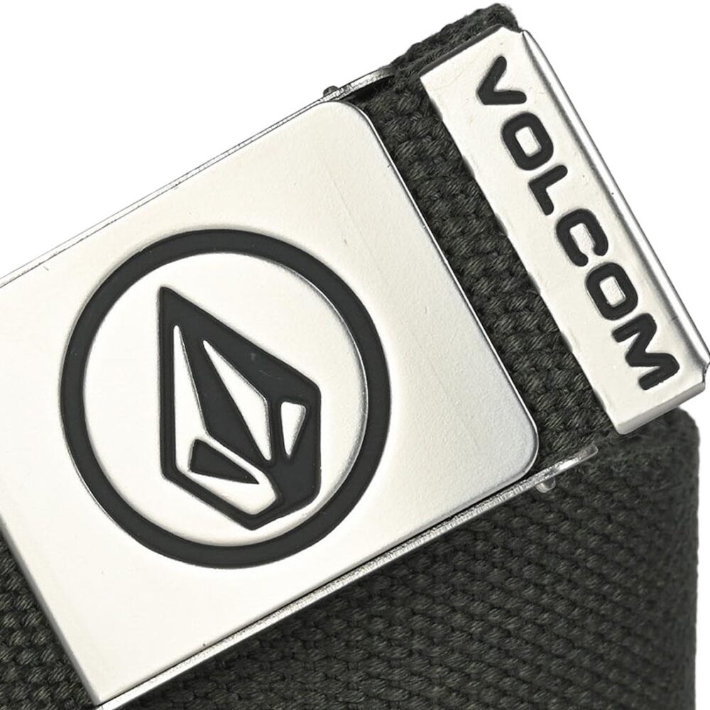 Volcom Circle Web Belt - Rinsed Black
