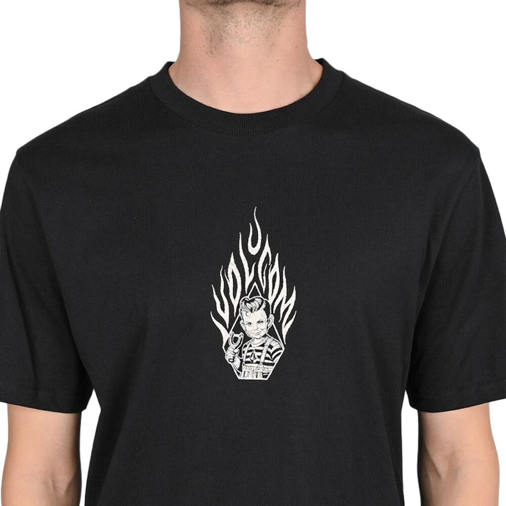 Volcom Firecar Short-Sleeved T-Shirt - Black