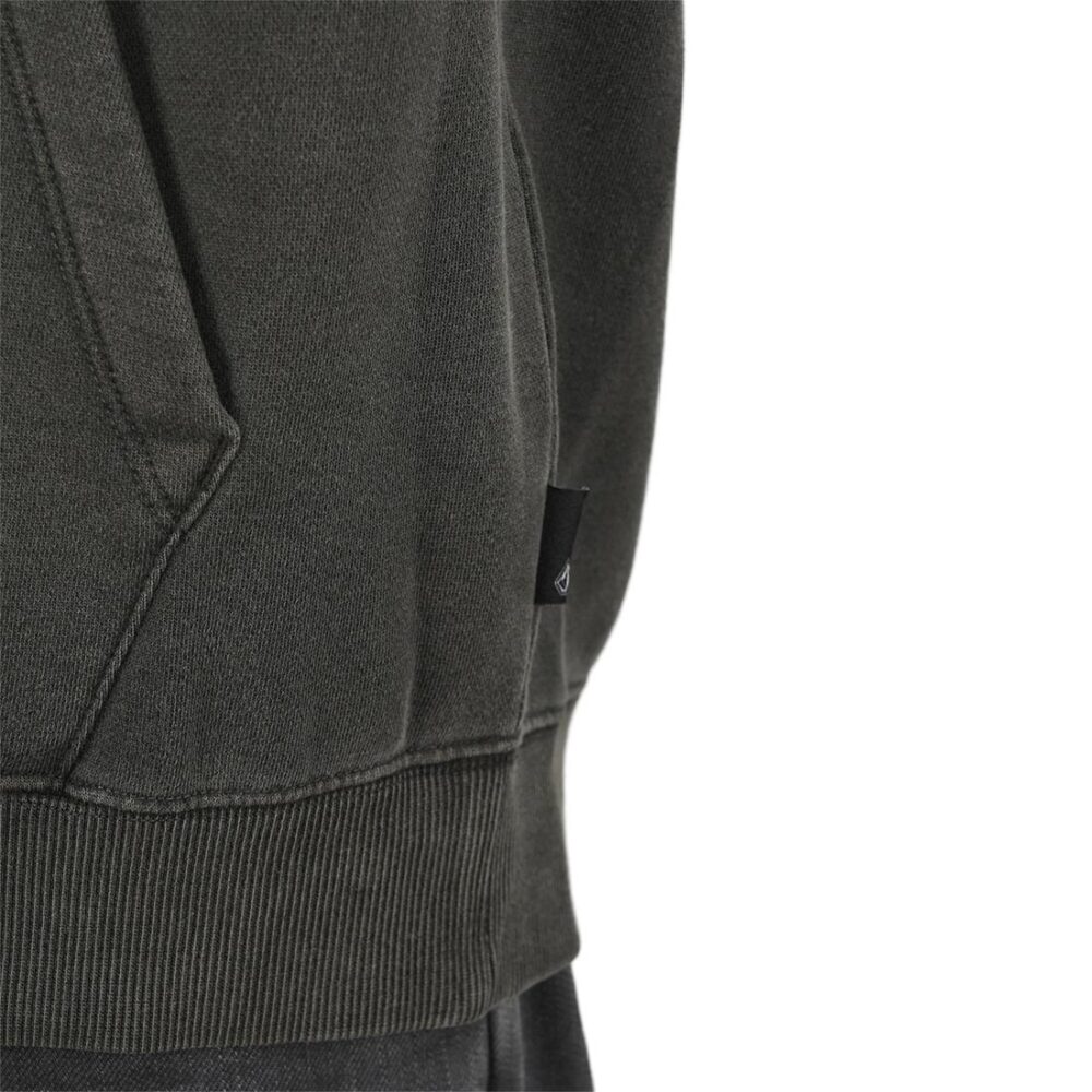 Volcom Single Stone Pullover Hoodie - Rinsed Black