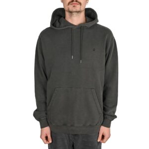 Volcom Single Stone Pullover Hoodie - Rinsed Black