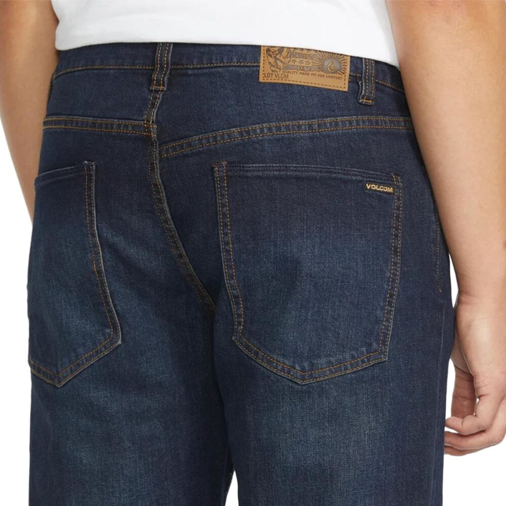Volcom Solver Straight Fit Jeans - New Vintage Blue (AW26)