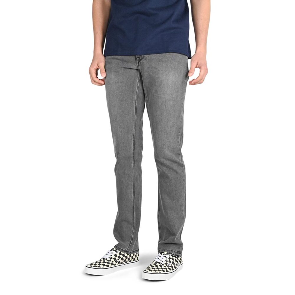 Volcom Vorta Slim Straight Jeans - Concrete