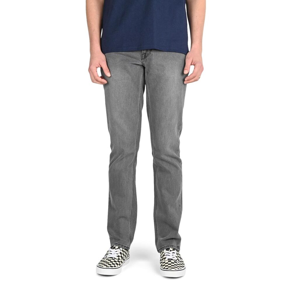Volcom Vorta Slim Straight Jeans - Concrete