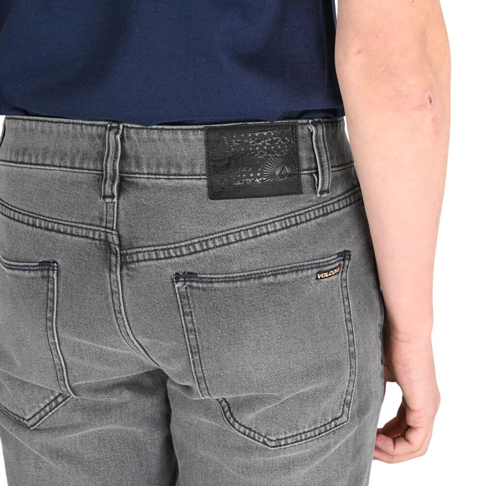 Volcom Vorta Slim Straight Jeans - Concrete