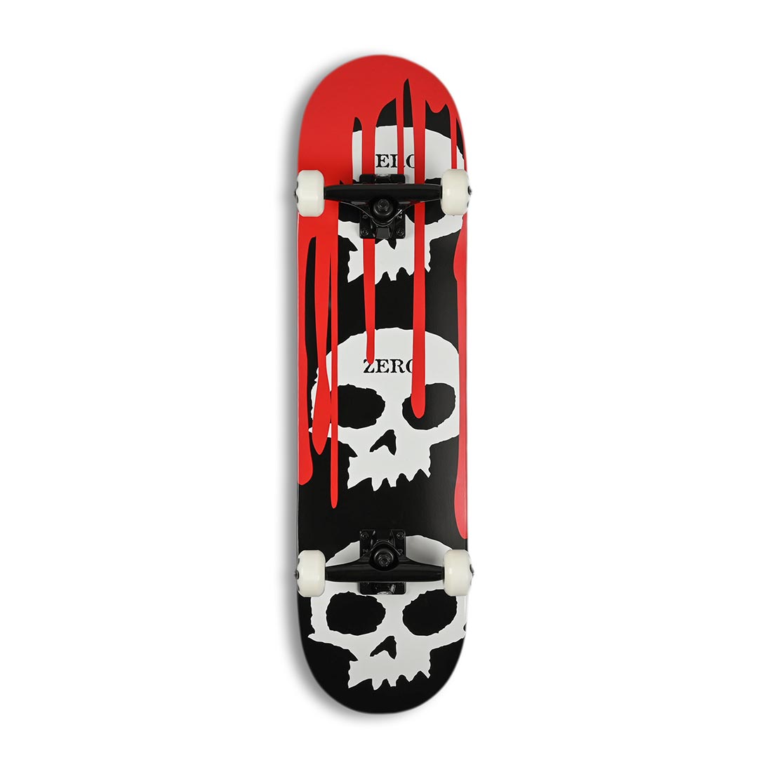 Zero 3 Skull Blood 8″ Complete Skateboard – Black