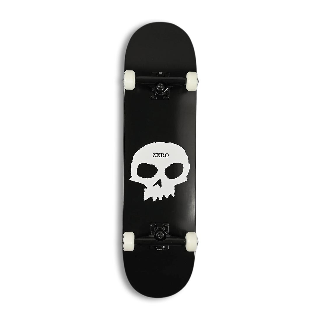 Zero Single Skull Complete Skateboard – Black