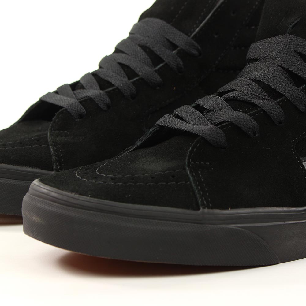 vans high top black suede
