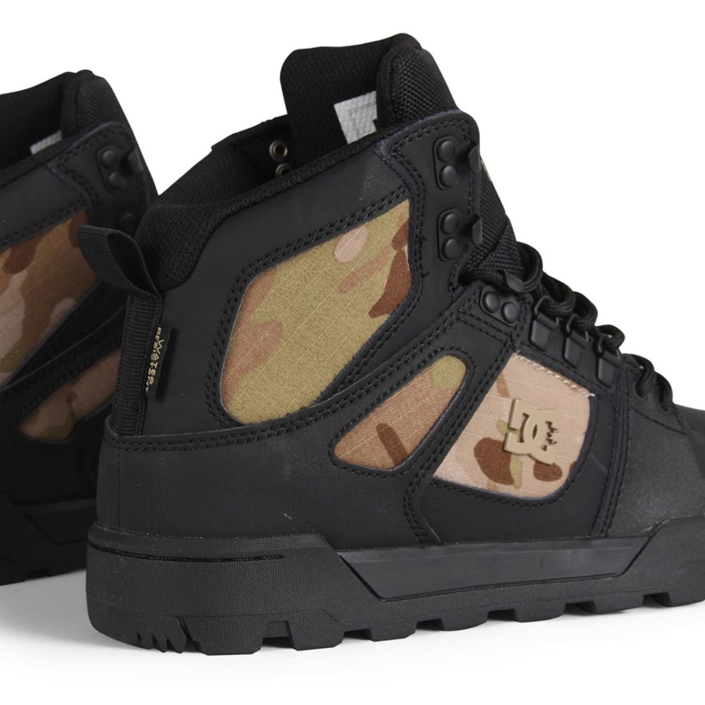 Dc Shoes Boot Camo High Black Pure Top Wr rrwXd7q